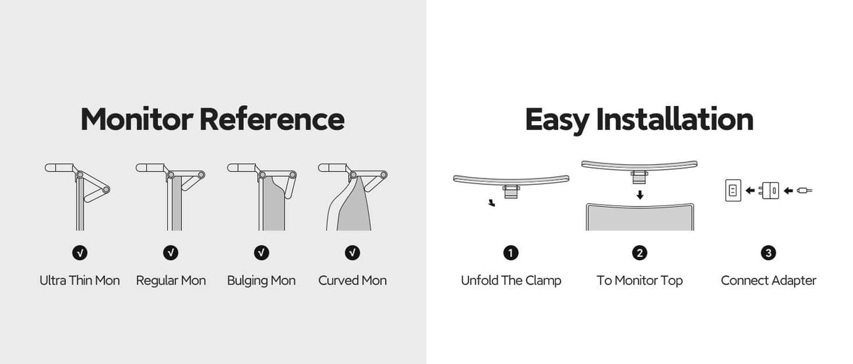 How to Install a Monitor Light Bar in 3 Easy Steps