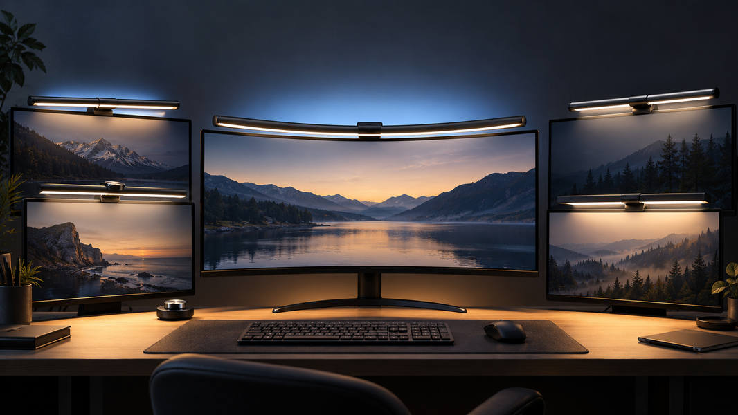 Best Monitor Light Bars Compared: BenQ vs Quntis vs Xiaomi vs Baseus vs LYMAX