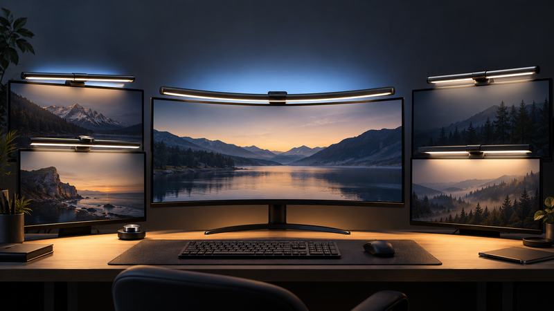 Best Monitor Light Bars Compared: BenQ vs Quntis vs Xiaomi vs Baseus vs LYMAX
