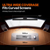 LYMAX Curved Monitor Light Bar with Wireless Remote Control | Eye-Care Desk Lamp