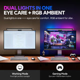 LYMAX RGB Monitor Light Bar | 4 Ambient Backlight Modes & Eye-Care