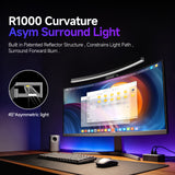 LYMAX Premium Curved Monitor Light Bar | No Glare LED for Gaming & Office